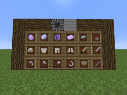 List Of The Different Items In The Mod