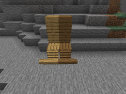 Wooden Door, Trapdoor, Pltaform, Middle Slab, Beam, Ladder