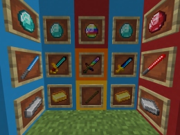 A showcase of most of the items in b1