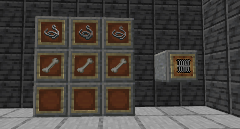 Recipe for tied bone (now only used for armor)